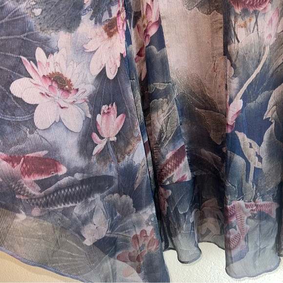 Soft Surroundings Tea Gardens Topper Cardigan Sz M - Picture 7 of 10